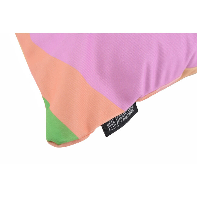 Retro Waves Kussenhoes | 30x50 cm | Katoen/Polyester