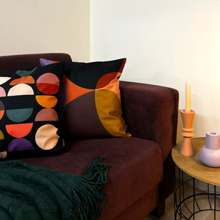 Retro Dido Kissenbezug | 45x45 cm | Baumwolle/Polyester