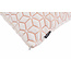 White/Rose Geometric Kissenbezug | 45x45 cm | Polyester
