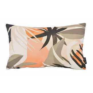 Gek op kussens! Palm Leaf Kussenhoes | 30x50 cm | Katoen/Polyester
