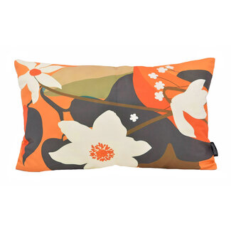Gek op kussens! Flower Leaf Kissenbezug | 30x50 cm | Baumwolle/Polyester