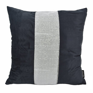 Bliss Diamond - Schwarz Kissenbezug | 45x45 cm | Samt/Polyester