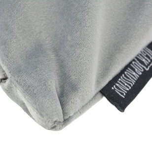 Bliss Diamond - Grijs Kussenhoes | 45x45 cm | Velvet/Polyester