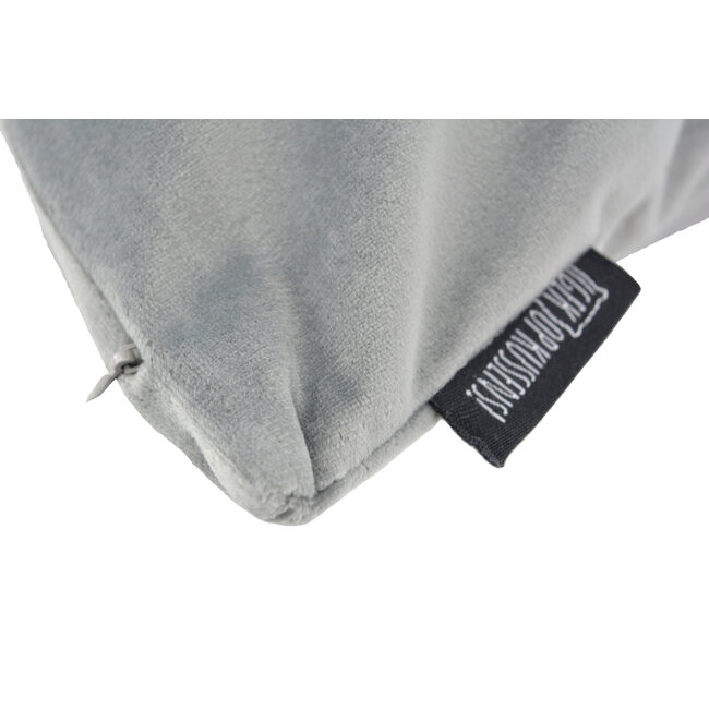 Bliss Diamond - Grijs Kussenhoes | 45x45 cm | Velvet/Polyester
