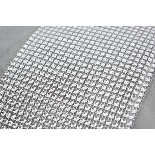 Bliss Diamond - Grijs | 45 x 45 cm | Kussenhoes | Velvet/Polyester