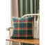Kerst Tartan Groen | 45 x 45 cm | Kussenhoes | Viscose/Polyester
