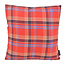 Gek op kussens! Weihnachten Tartan Rot Kissenbezug | 45x45 cm | Viskose/Polyester
