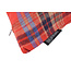 Kerst Tartan Rood | 45 x 45 cm | Kussenhoes | Viscose/Polyester