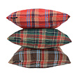 Sierkussen Kerst Tartan Rood | 45 x 45 cm | Viscose/Polyester
