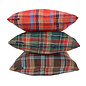 Sierkussen Kerst Tartan Rood | 45 x 45 cm | Viscose/Polyester