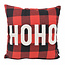 NOVÉE HOHO Weihnachten Karo Kissenbezug | 45x45 cm | Baumwolle