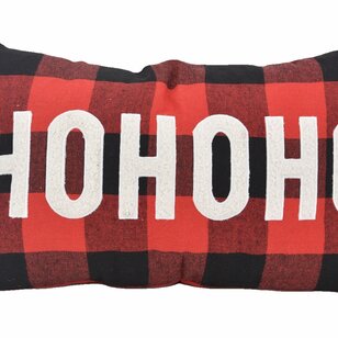 HOHO Kerst Ruit Kussenhoes | 30x50 cm | Katoen