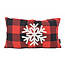 SNOW Kerst Ruit Kussenhoes | 30x50 cm | Katoen