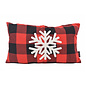 SNOW Kerst Ruit Kussenhoes | 30x50 cm | Katoen