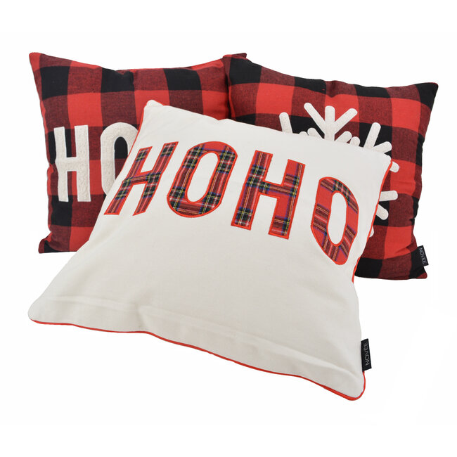 Sierkussen HOHO Kerst Ruit | 45 x 45 cm | Katoen