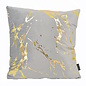 Sierkussen Metallic Marble Grey | 45 x 45 cm | Velvet/Polyester