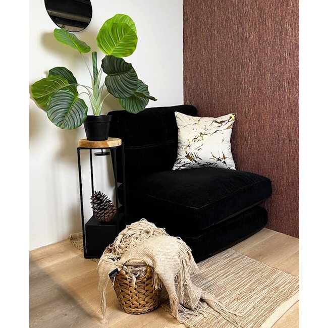 Metallic Marble Cream | 45 x 45 cm | Kussenhoes | Velvet/Polyester