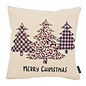 Merry Christmas - Pink #4 Kussenhoes | 45x45 cm | Katoen/Linnen