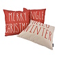 Red Christmas Kissenbezug | 45x45 cm | Baumwolle/Leinen