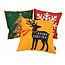 Kerst Rendier Kussenhoes | 45x45 cm | Katoen/Polyester