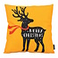 Gek op kussens! Kerst Rendier | 45 x 45 cm | Kussenhoes | Katoen/Polyester