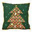 Kleur Kerstboom Kussenhoes | 45x45 cm | Katoen/Linnen