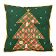 Sierkussen Kleur Kerstboom | 45 x 45 cm | Katoen/Linnen