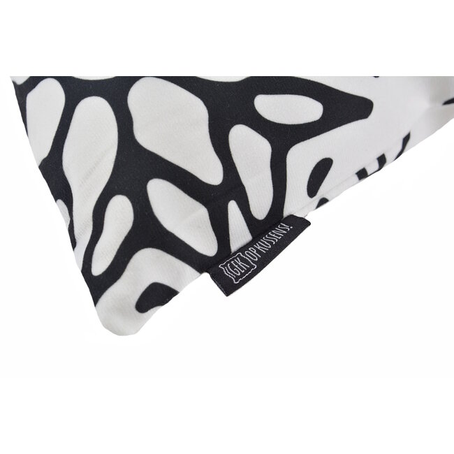 Weihnachten #2 Schwarz Weiß Kissenbezug | 45x45 cm | Baumwolle/Polyester