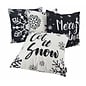 Sierkussen Zwart-Wit Kerst #3 | 45 x 45 cm | Katoen/Polyester