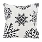 Sierkussen Zwart-Wit Kerst #2 | 45 x 45 cm | Katoen/Polyester