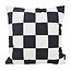 Checker Zwart | 45 x 45 cm | Kussenhoes | Katoen/Polyester