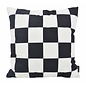 Checker Zwart Kussenhoes | 45x45 cm | Katoen/Polyester