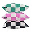 Checker Zwart Kussenhoes | 45x45 cm | Katoen/Polyester