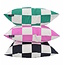 Checker Rosa Kissenbezug | 45x45 cm | Baumwolle/Polyester