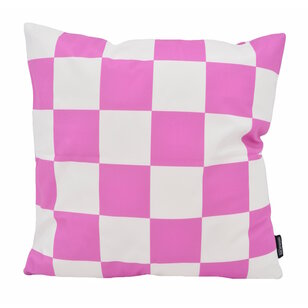 Checker Roze Kussenhoes | 45x45 cm | Katoen/Polyester