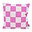 Gek op kussens! Checker Roze Kussenhoes | 45x45 cm | Katoen/Polyester