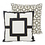 Gek op kussens! Graphic Chain Zwart Kussenhoes | 45x45 cm | Katoen/Polyester