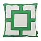 Graphic Chain Grün Kissenbezug | 45x45 cm | Baumwolle/Polyester
