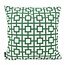 Graphic Chain Groen Kussenhoes | 45x45 cm | Katoen/Polyester