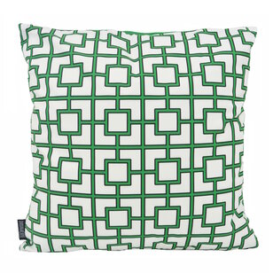 Sierkussen Graphic Chain Groen | 45 x 45 cm | Katoen/Polyester
