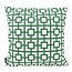 Sierkussen Graphic Chain Groen | 45 x 45 cm | Katoen/Polyester