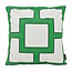 Sierkussen Graphic Chain Groen | 45 x 45 cm | Katoen/Polyester