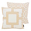 Gek op kussens! Sierkussen Graphic Chain Beige | 45 x 45 cm | Katoen/Polyester