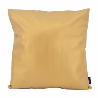 NOVÉE Metallic Gold Kussenhoes | 45x45 cm | PVC/PU Leder