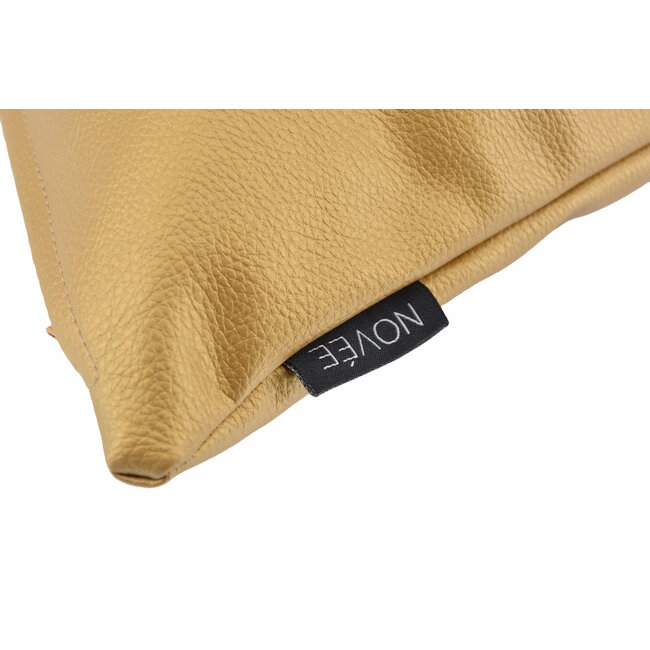 Metallic Gold | 45 x 45 cm | Kussenhoes | PVC / PU Leder