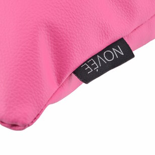 Cuir Fuchsia Kussenhoes | 45x45 cm | PVC/PU Leder