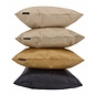 Metallic Champagne Kussenhoes | 45x45 cm | PVC/PU Leder