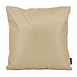 Metallic Champagne Kussenhoes | 45x45 cm | PVC/PU Leder