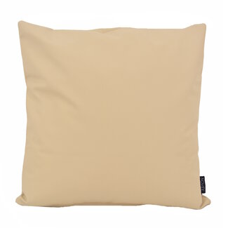 NOVÉE Cuir Beige Kussenhoes | 45x45 cm | PVC/PU Leder