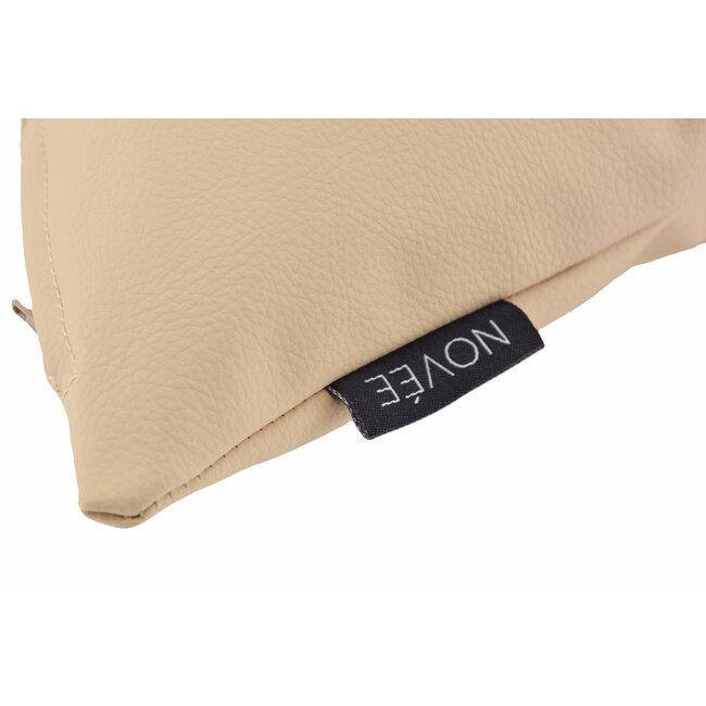 Cuir Beige Kissenbezug | 45x45 cm | PVC/PU - Leder